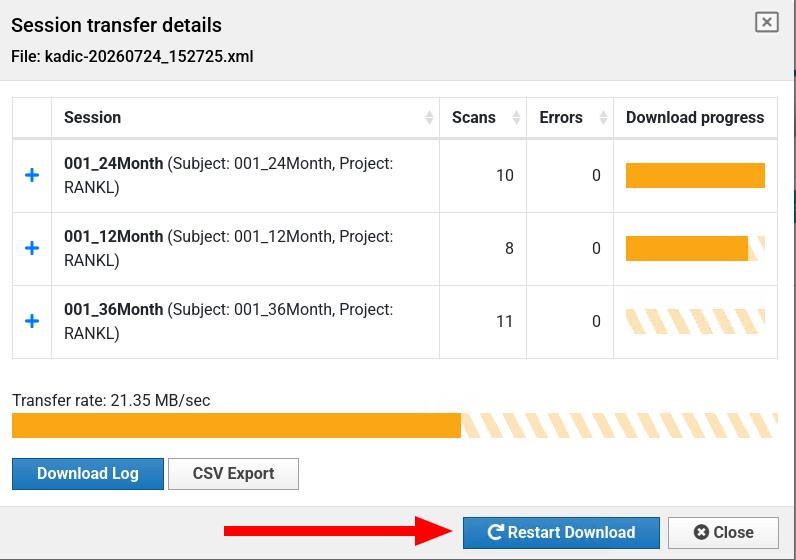 resume a download